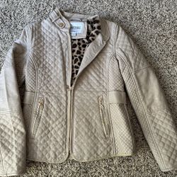 Jacket Womens Leather Size M-L