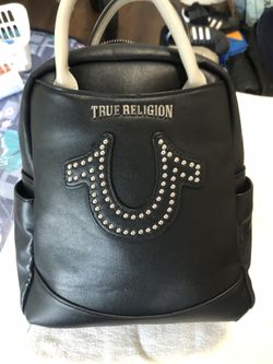 True Religion Studded Horseshoe Mini Backpack