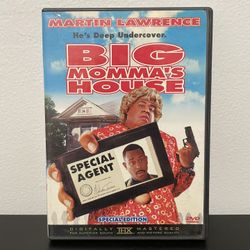 Big Mommas House DVD Special Edition Martin Lawrence Y2K Comedy 2000