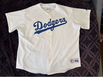 Los Angeles LA Dodgers baseball jersey Majestic shirt Vintage made USA size XXL.