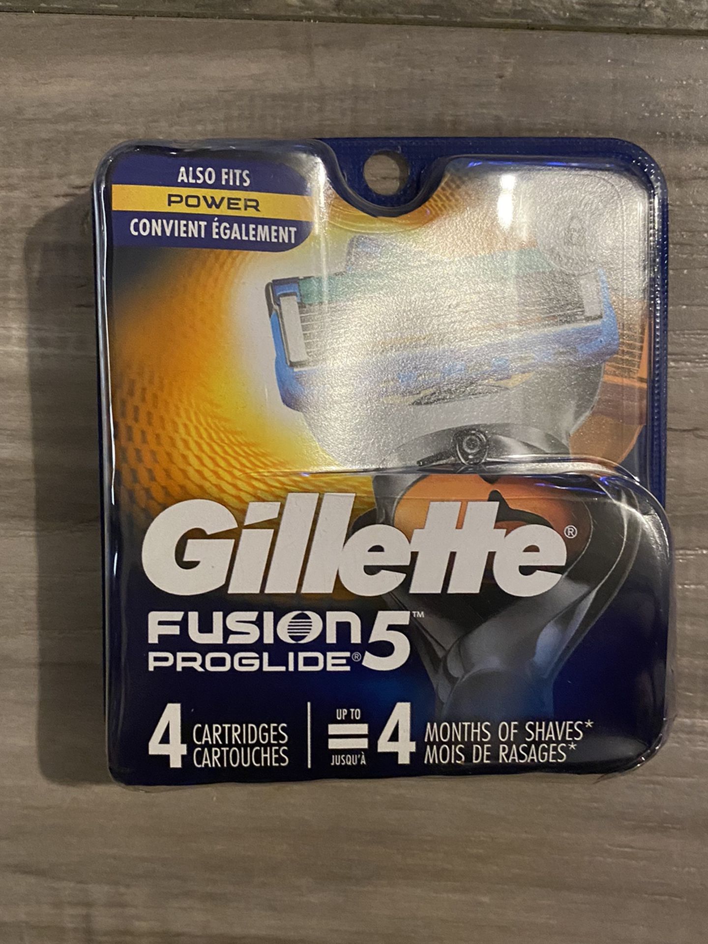Gillette fusion 5 razor 4 cartridges