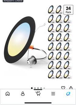 FREELICHT 24 Pack Retrofit LED Recessed Lighting 6 Inch(new)