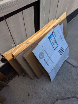 Mixed Lot of Used Cardboard Boxes