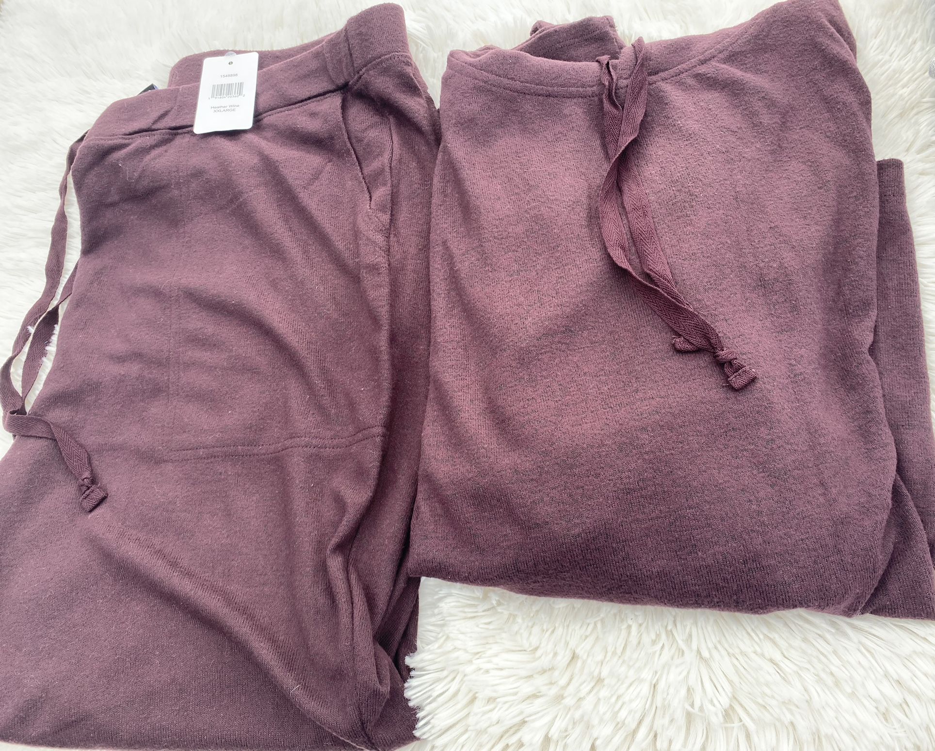 New- Women Max & Mia Women's 2 Piece Live In Lounge Set Pullover Hoodie XXL
