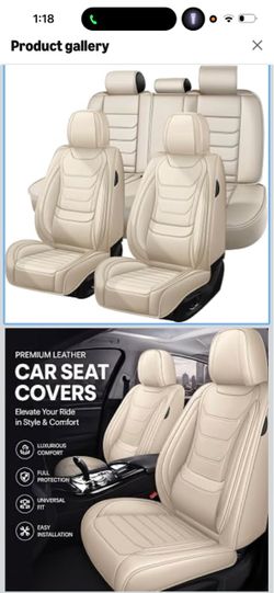 Car Seat Covers for Toyota RAV4 Prime 2021-2026 Nappa Leather Full Set