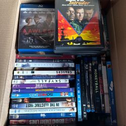 DVD Movies,  7 Boxes,  Several Hundred 