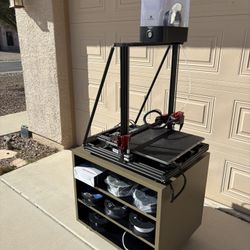 3D Printer, Rolling Table, Carbon Fiber Spools