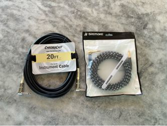 2 X 20’ Instrument Cables