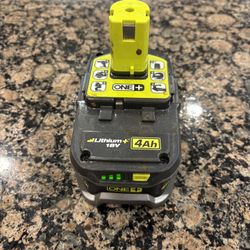Ryobi Lithium Plus 18V 4AH Like New Battery