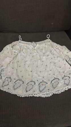 Black and white blouse