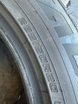 285/50/20 (2 Tires) LIKE NEW $60.00/ Both
