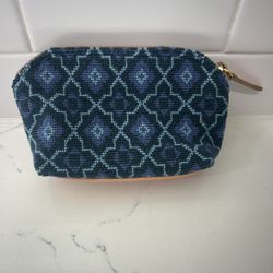 Stubbs & Wootton Palm Beach Needlepoint Zip Pouch