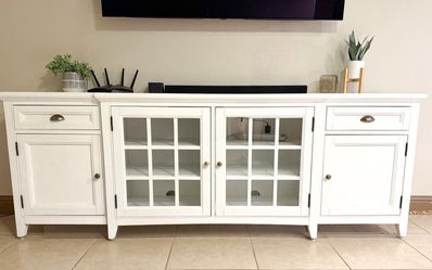 90” Heron Cove Collection* Solid Wood Entertainment Center (orig. $1,600)