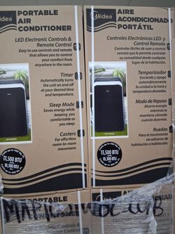 Best price on new portable ac's. 14000btu media portable ac smart WiFi. Pick up today $199