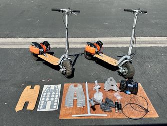 Two Stand-Up Gas Scooters - Goped