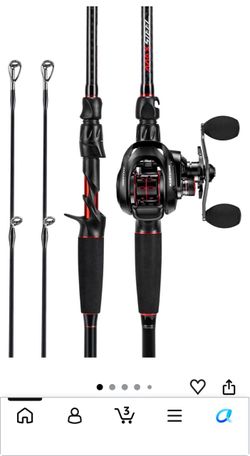 Red Fishing Rod (Kastking baitcaster)