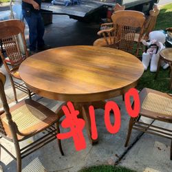 Dining Table And Chairs 