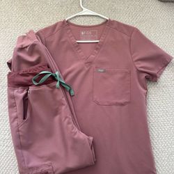 Pink figs Scrubs 