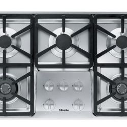MIELE STAINLESS STEEL 36” STOVE TOP