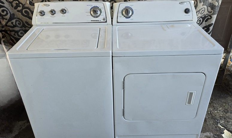 NEWER WHIRLPOOL WASHER AND ELECTRIC DRYER (MADE BY WHIRLPOOL ), 4 MONTHS WARRANTY, FREE DELIVERY AND INSTALLATION