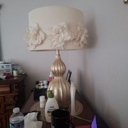 2 Beautiful Gold Lamps 15.00 A piece