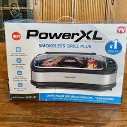 PowerXL Smokeless Grill Plus Brand New