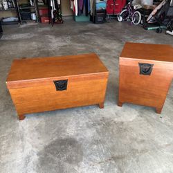 2 Chests/ Living Room Tables
