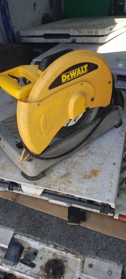 14-in DeWalt chop saw for metal
