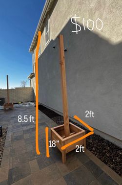 Brand new handcrafted cedar planters made with quality materials & constructed with durability.