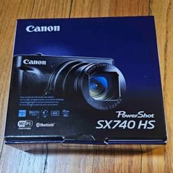 Canon PowerShot SX740 HS Wi-Fi 4K Digital Camera (SILVER) 2956C001 NEW