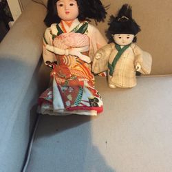 Japanese Doll, Mother And Daughter 