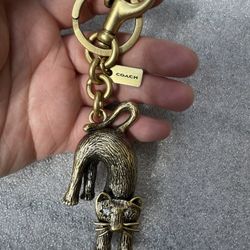 Coach Cat Bag Charm