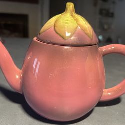 Vintage ‘Les Vegetables’ Eggplant Tea Pot By Seymour Mar 1970