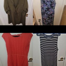 Women's XL - 4 DRESSES/ Lounger