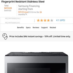 Samsung Range Microwave