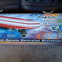Raptor 3.0 Electric Skateboard. 