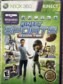 Kinect Sports Season Two Microsoft Xbox 360, 2011, Tested Working
