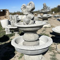 New Fountain Made Out Of Cement Perfect Gift 🎁 