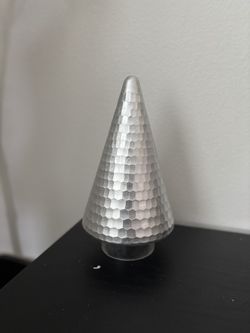 Windershop Silver Glass Christmas Tree