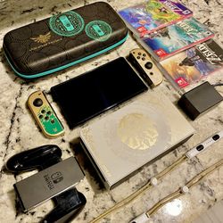 Nintendo Switch Oled Zelda Edition *read Description *