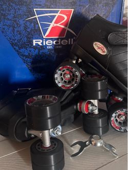 riedell roller skates size 7 men