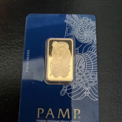 PAMP 20g 99.% 24k Gold In Assay 