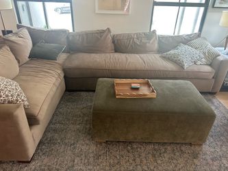 Custom Velvet L-Sectional (need out asap!)