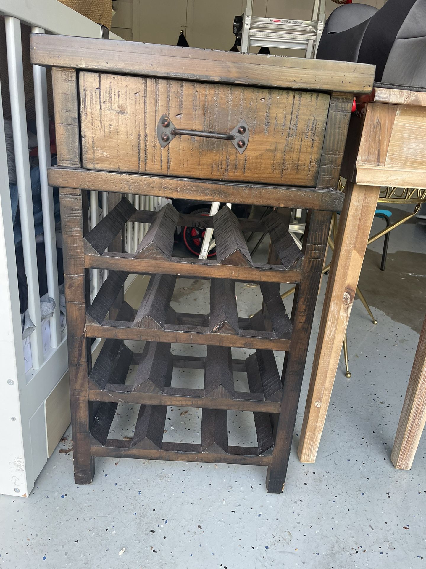 Wine Cabinet With Drawer