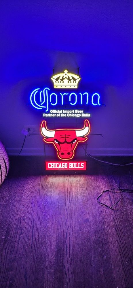 Chicago Bulls Corona Neon Sign for Sale in Chicago, IL - OfferUp