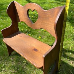 Solid Wood Children’s Bench/Plant Stand