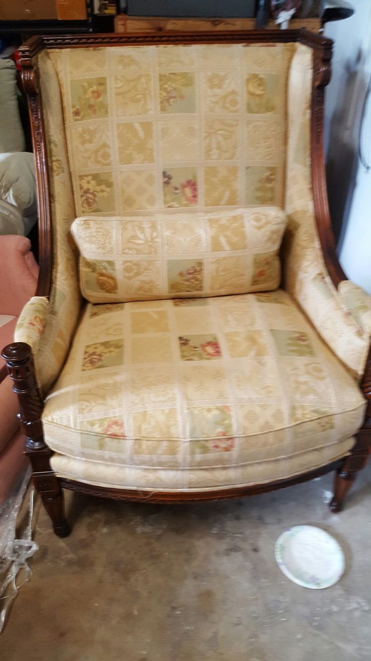 Sherrill antique accent chair