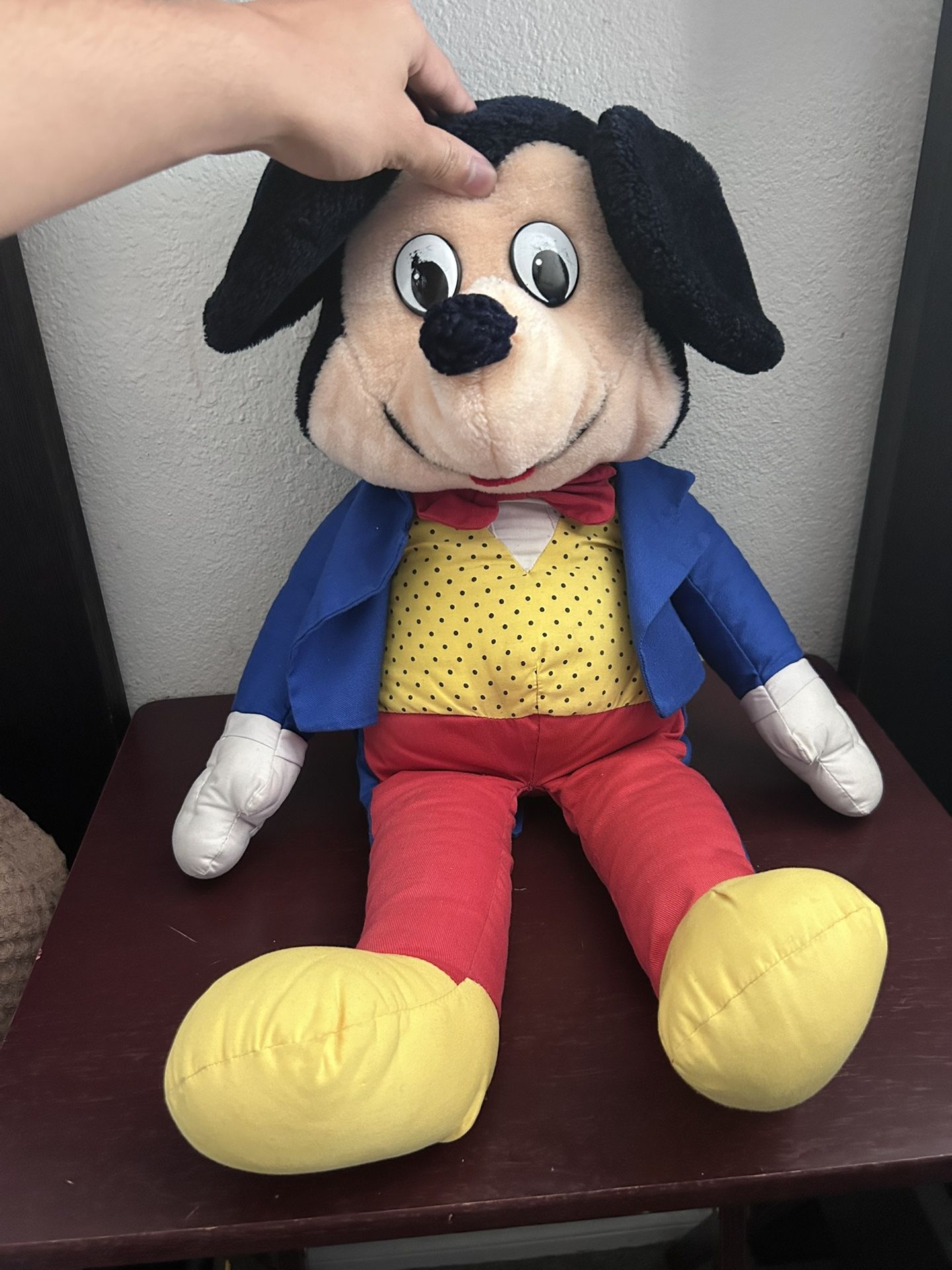 Vintage mickey mouse disney plush
