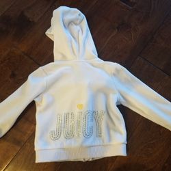 Juicy Couture 24 Months Zip Up Hoodie Sweater