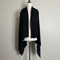 Bryn Walker 100% Linen Open Front Drape Cardigan, Sz Small